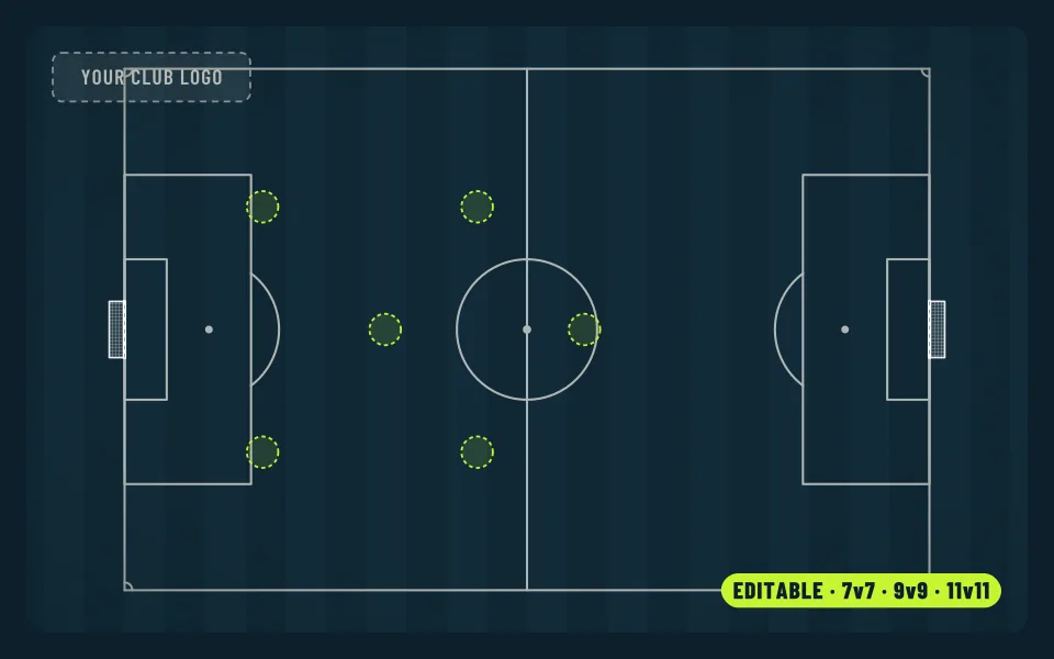 Board templates tactic board illustration